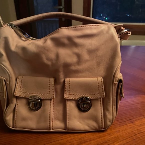 Marc Jacobs Blake Blush Pink Multi-Pocket Hobo Bag Classic Style - Picture 2 of 7